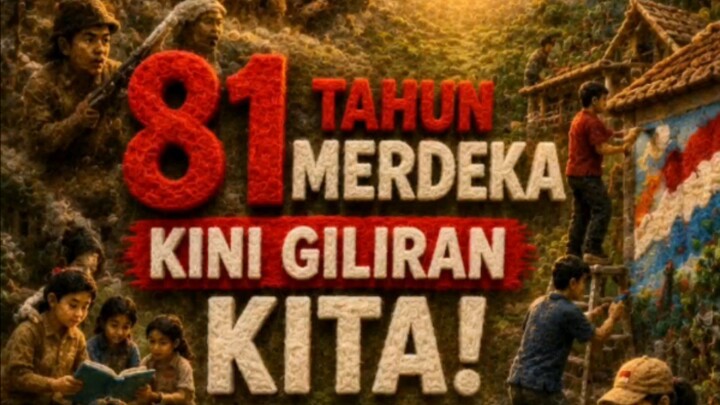 81 tahun merdeka, kini giliran kita !