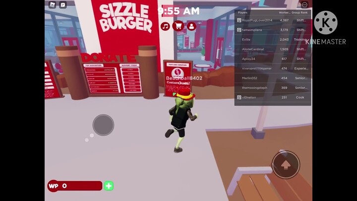 Roblox Sizzleburger trolling 3 1/3