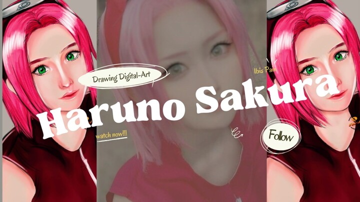 Drawing Haruno Sakura [Digi-Art]