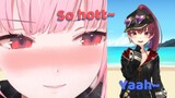 【Hololive Vietsub】Calli thích thú khi thấy outfit mùa hè của Marine