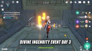 Divine Ingenuity Event Day 3 Gameplay - Look Out Below All 100 Adventure Coin Collected