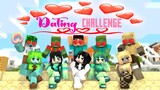 Minecraft, Dating With A Cute Girls Challenge (PART 1) - Monster School Animation