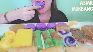 ASMR MUKBANG FILIPINO DESSERTS DELICACIES | STICKY SOUND | NO TALKING | EATING SHOW