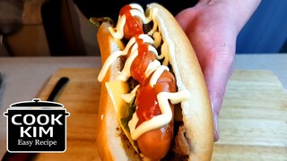 Bulgogi Hotdog, which was very popular in New York, 브런치로도 손색 없는 불고기 핫도그