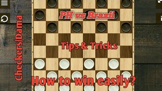 Checkers/Dama - PH vs Brazil (Online Game)