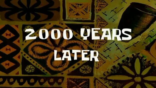 meme SpongeBob 2000 years later #meme (fyp)