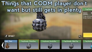 Things that codm players don't want but still gets in plenty