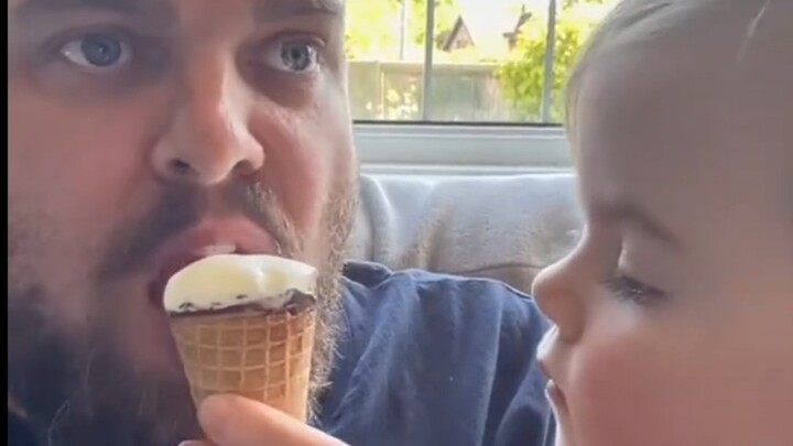 Cute kid goes all out testing the limits, their craving for ice cream reaching an all-time high...