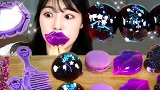 【SULGI】Purple Dessert Special｜Handmade Mochi Cake Roll｜Purple Jelly Macaron