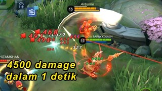 build baru 1x zilong ngecombo, marksman mage auto tewas