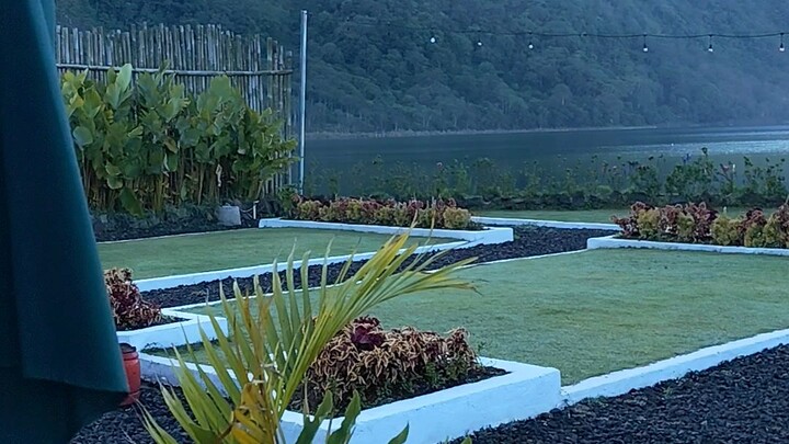morning mountain lake view bedugul bali