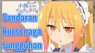 Sandaran kursi naga sungguhan