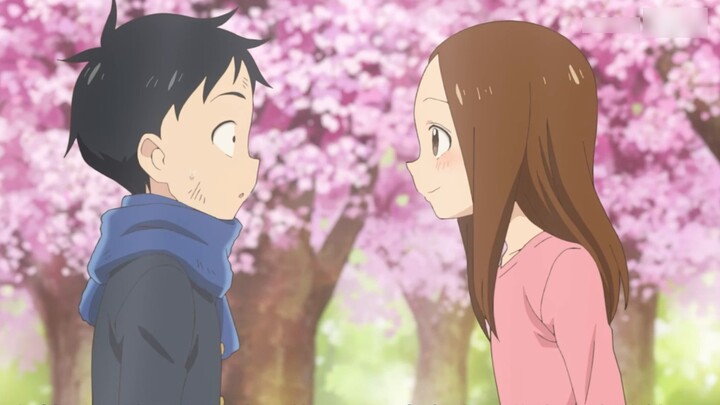 Did Nishikata succeed in his confession during the last summer vacation of junior high school? The b
