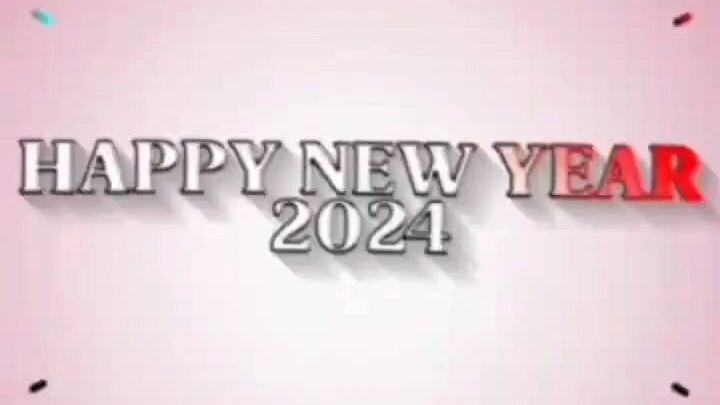 Happy new year🎊🎉🎇 2024