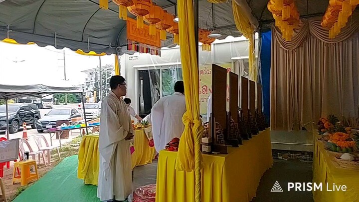 พิธีสวดมนต์ถวายพุทธบูชา (กงฮุก) เทศกาลถือศีลกินเจ วันที่ ๓ เดือน ๙ ตามจันทรคติจีน