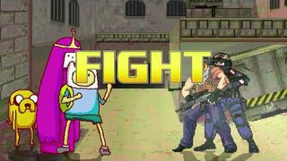 AN Mugen #332: Finn, Jake & Bubblegum VS Elite Crew & GSG9 Counter