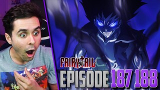 "GAJEEL SHADOW IRON DRAGON" Fairy Tail Ep.187,188 Live Reaction!