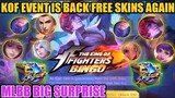 KOF BINGO EVENT IS BACK!! FREE EPIC SKIN AGAIN FOR ALL WITH PROOF MOBILE LEGENDS