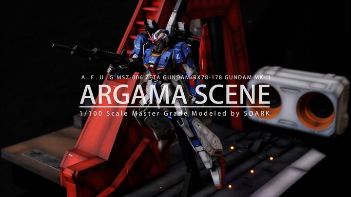 【SDARK】Phục hồi cảnh theo tỷ lệ 1/100 của Mobile Suit Z Gundam Argama [Cảnh Zeta Gundam/MK2 Gundama 