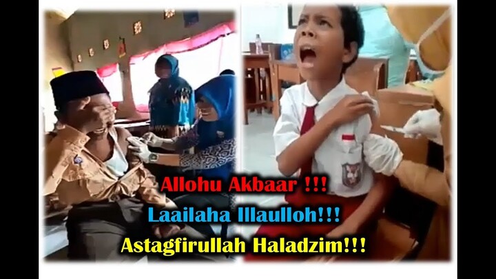 Bikin Ngakak, Video lucu ekspresi orang takut disuntik