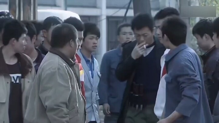 A man ran into a tough opponent while fighting.