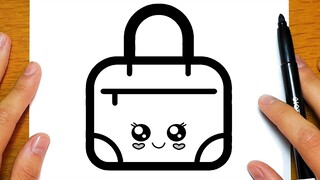 BELAJAR MELUKIS TAS COMEL | Lukisan yang mudah