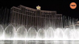 AIR MANCUR BELLAGIO DI LAS VEGAS. ONE OF THE BIGGEST WATER FOUNTAINS IN THE WORLD!