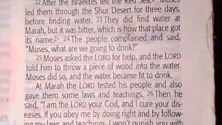 Daily Verse.                  Exodus 15:22-27