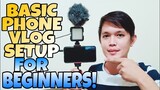 PHONE VLOG SETUP FOR BEGINNERS | Basic Phone Setup For Vlogging