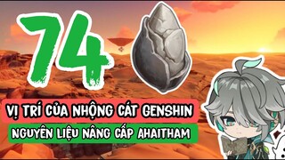 Fam nhanh 74 nhộng cát genshin impact | Vị trí nhộng cát nguyên liệu nâng cấp Ahaitham
