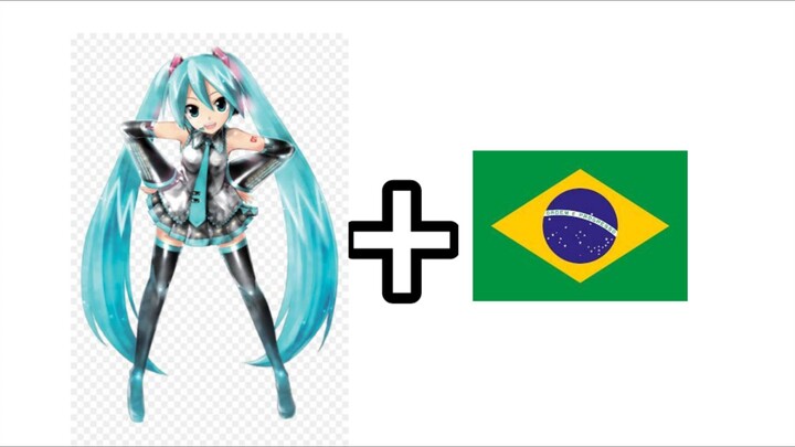 Speed paint Miku Brazil