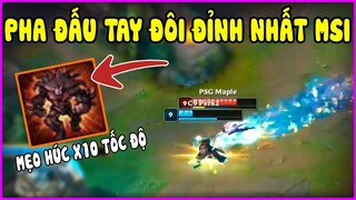 Màn đấu tay đôi đỉnh nhất MSI 2021, Mẹo tăng x10 Tốc độ skill - LMHT - LOL - Skin - Montage