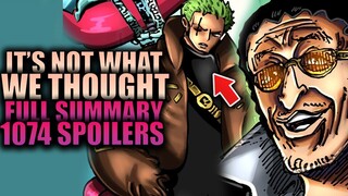 IT'S NOT WHAT WE THOUGHT IT WAS (Full Summary) / One Piece Chapter 1074 Spoilers