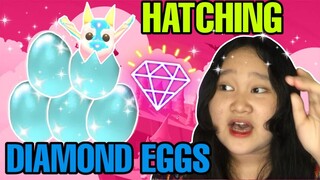 HATCHING DIAMOND EGGS IN ADOPT ME 🌟STAR REWARDS🌟 (ROBLOX TAGALOG)