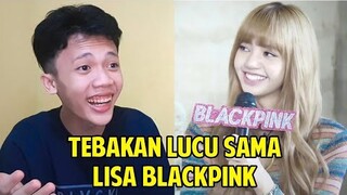 Narto kasih Tebak Tebakan lucu sama Lisa Blackpink