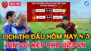 🔴Lịch Thi Đấu Bóng Đá Seagame Hôm Nay 8/5: Trận Cầu Hấp Dẫn, HLV Park Đón Tin Vui kép