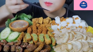 Mukbang bún đậu mắm tôm #anngon