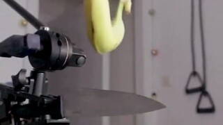 Potong sayur dan buah dalam gerakan lambat, begitu mulus hingga tak bisa berhenti sama sekali~