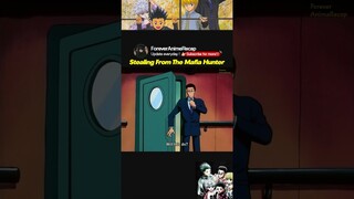 Stealing From The Mafia Hunter 🔑 | Hunter X Hunter #shorts #animerecap