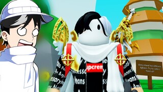 O INICIO DA GUERRA DE YOUTUBERS ANIME FIGHTERS (ROBLOX)