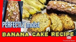 Perfectly Moist BANANA CAKE