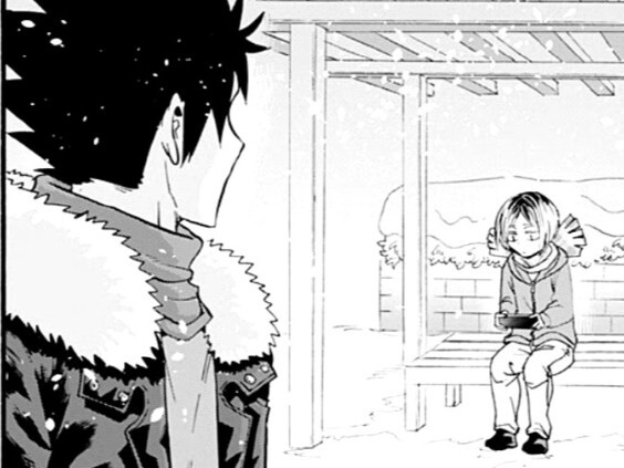 Kuroken menjelaskan bab salju pertama dari komik penggemar resmi