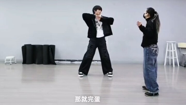 Wang Lu Jie joked that his dance routine is basically a dead-on portrayal of how I look when I’m und