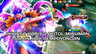 BEGINILAH EFEK PHARSA KALO HABIS SEBOTOL MINUMAN JALAN JADI SEMPOYONGAN!!!