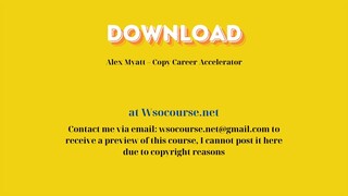 [GET] Alex Myatt – Copy Career Accelerator