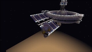 Minecraft / Flying All The Way To Space In Minecraft | Villager Space Agency By King Cube Part 2