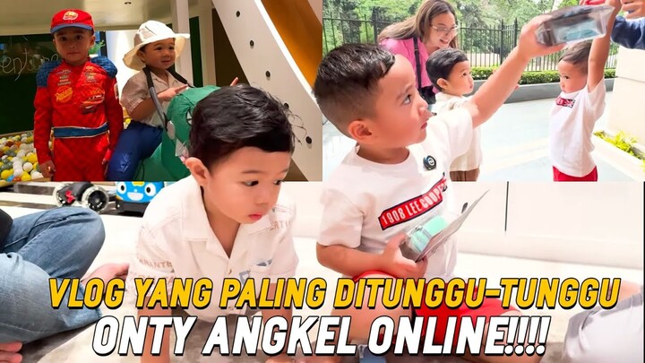 DUO BAYI IMUT AKHIRNYA KETEMU!!! ABE CEKUT JADI DINOSAURUS BUAT KETEMU CIPUNG DI ANDARA!!!