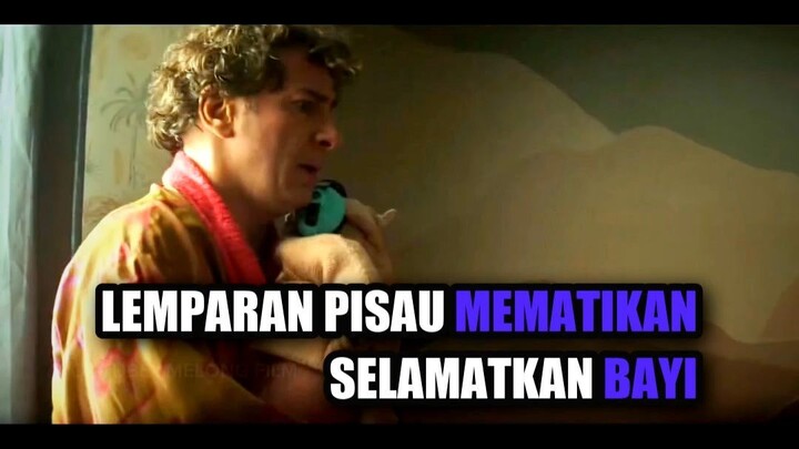 Lemparan Pisau Mematikan Selamatkan Bayi