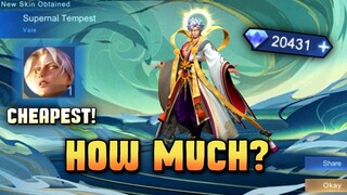 HOW MUCH IS VALE'S COLLECTOR SKIN SUPERNAL TEMPEST? GRAND COLLECTION EVENT - MLBB