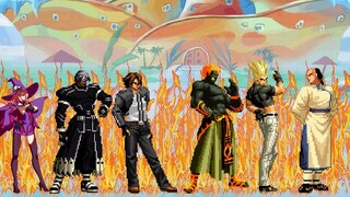 MUGEN KOF：Master-Lee VS (clone benimaru，Kasai，Kyo，O.Zero Prominence，Nine)